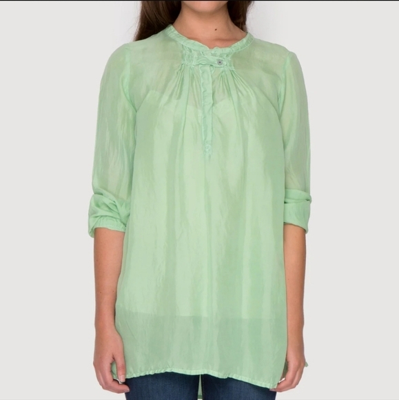 Pete & Greta by Johnny Was "Sajah" Silk Blouse - Picture 1 of 9